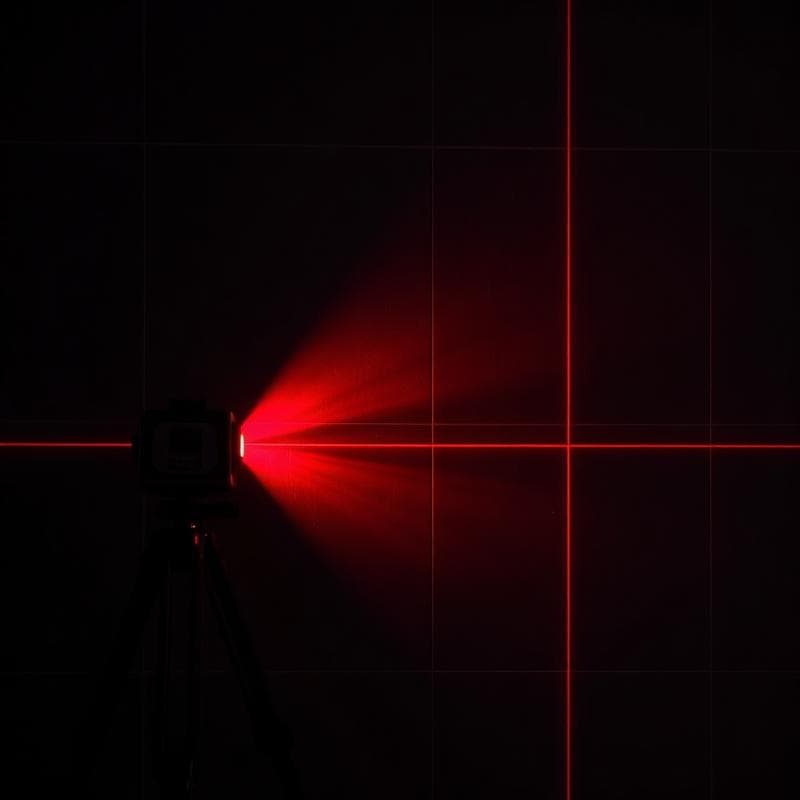 Laserske linije za provjeru ravnine i rasporeda pločica